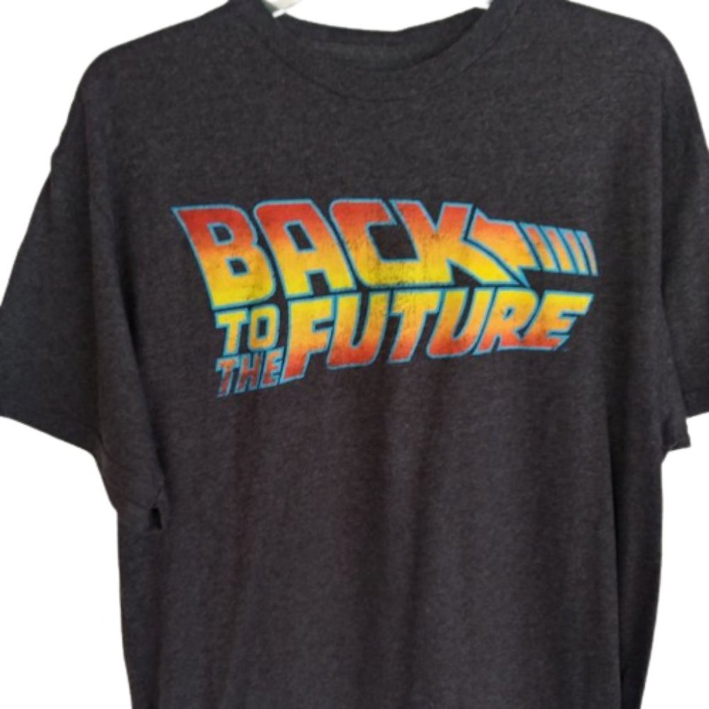 Popfunk Classic Back to The Future Logo Unisex Adult L Shirt